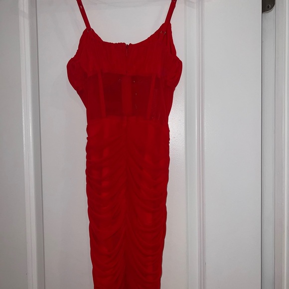 NWT Tiger Mist “Roscoe Dress@“ in red, size small - Picture 2 of 6